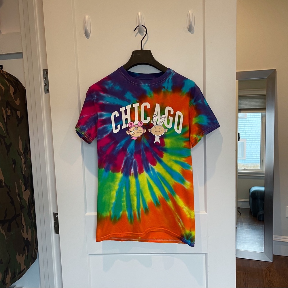 Takashi Murakami Chicago Complexcon tie-dye t-shirt